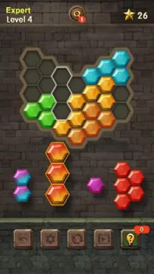 Hexa Block Quest android App screenshot 0